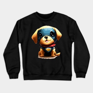 Superhero puppy dog Crewneck Sweatshirt